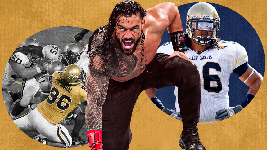 'I didn't know what hit me': Inside Roman Reigns' playing days at Georgia Tech