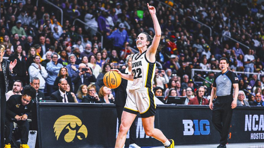 Iowa Hawkeyes star Caitlin Clark repeats as Naismith Player of the Year