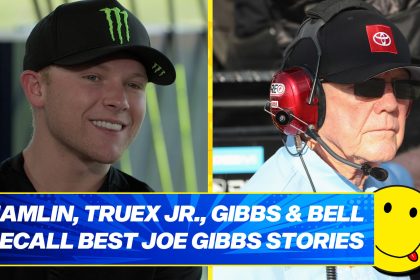 JGR Drivers Hamlin, Truex Jr., Gibbs & Bell recall the times they were CHEWED OUT by Joe Gibbs