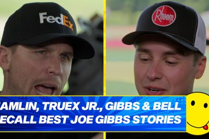 Joe Gibbs Racing drivers debate tire wear vs. horsepower, Bill Elliott vs. Dale Jr., and more!