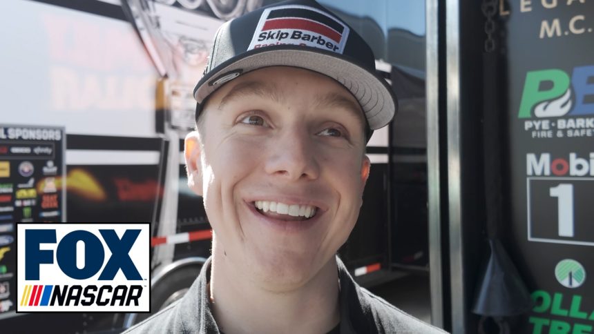 John Hunter Nemechek on the pressure of driving for accomplished drivers | NASCAR on FOX