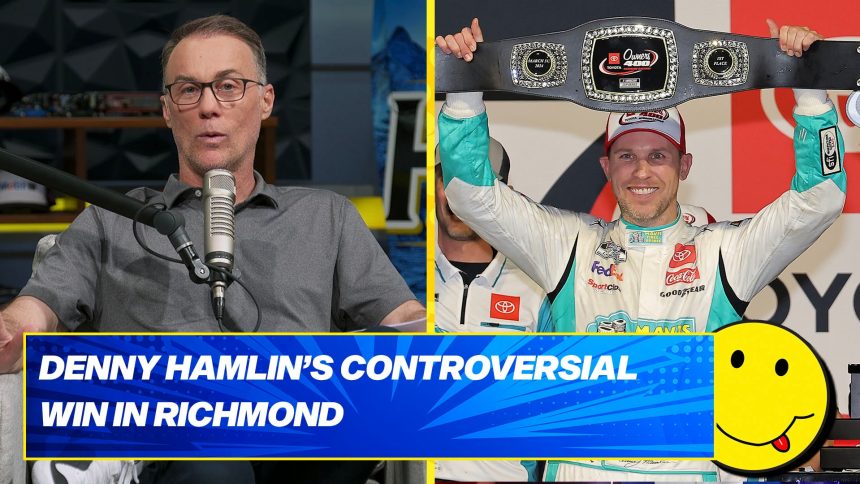 Kevin Harvick reacts to the controversial finish at Richmond: Did Hamlin jump the final restart?