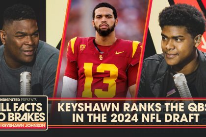 Keyshawn ranks Caleb Williams, Jayden Daniels & Top QBs in 2024 NFL Draft | All Facts No Brakes