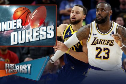 LeBron & Steph Curry headline Brou's Under Duress List entering the NBA playoffs | First Things First