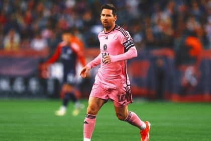 Lionel Messi gets 2 goals at record New England crowd; Miami beats Revolution 4-1