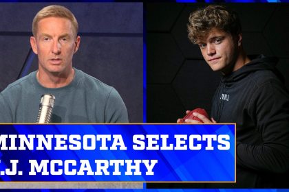 Minnesota trades up one spot and selects J.J. McCarthy | Joel Klatt Show