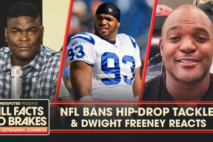 NFL Bans Hip-Drop Tackle & Dwight Freeney sounds off: "I would get fined!" | All Facts No Brakes