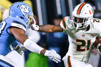 Ole Miss adds Canes RB Parrish to transfer haul