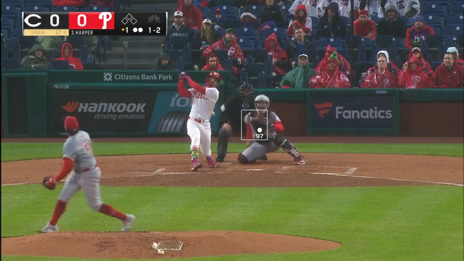 Bryce Harper smacks first homer of season as Phillies strike first vs. Reds