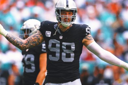 Raiders' Maxx Crosby says knee is 'feeling better than ever'