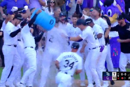 Rockies' Ryan McMahon CRUSHES a walk-off grand slam in 10-7 victory over Rays