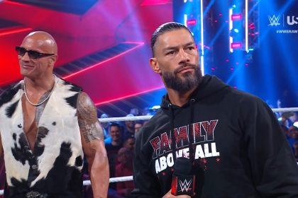 Roman Reigns thanks The Bloodline, Seth Rollins makes Shield entrance to confront The Rock