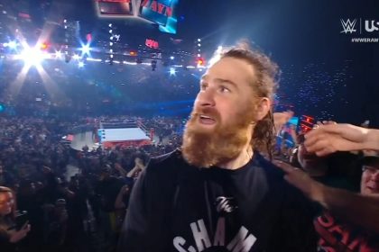 Sami Zayn iconic entrance through front door for hometown show after Jey Uso walk out