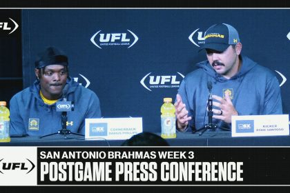 San Antonio Brahmas Week 3 Postgame Press Conference | United Football League