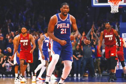 Sixers beat Heat 105-104 to clinch No. 7 seed, will play Knicks in first round