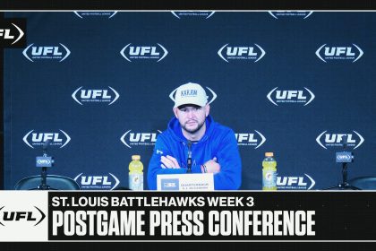 St. Louis Battlehawks Week 3 Postgame Press Conference | United Football League