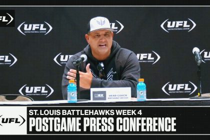 St. Louis Battlehawks Week 4 postgame presser | UFL