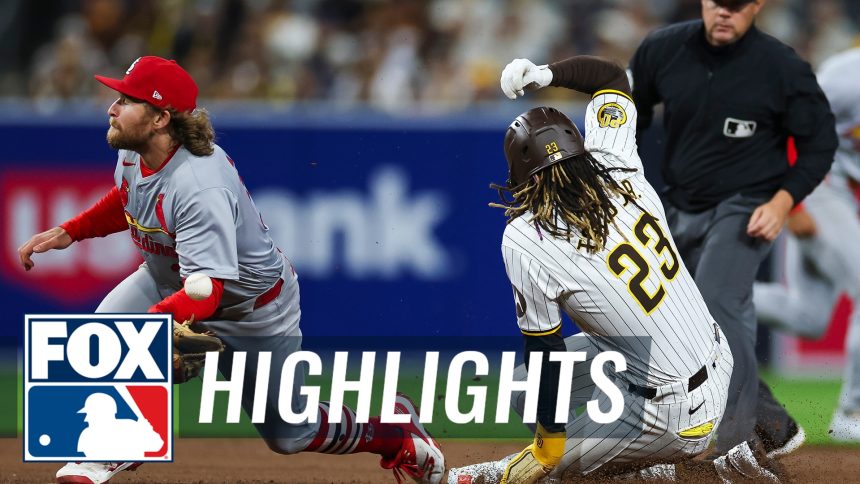 St. Louis Cardinals vs. San Diego Padres Highlights | MLB on FOX