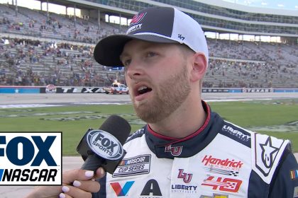 William Byron speaks on the wild finish and making contact with Ross Chastain at Texas Motor Speedway