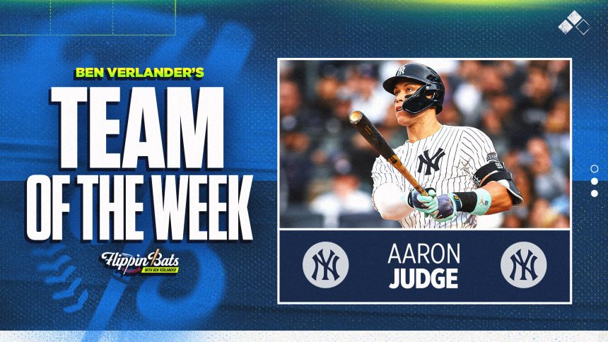 Aaron Judge, Mookie Betts headline Ben Verlander's Team of the Week