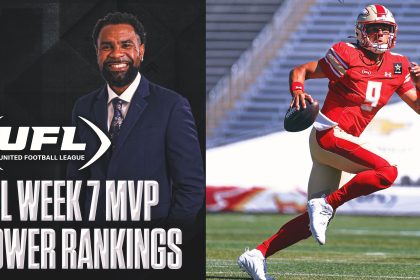 Adrian Martinez solidifies the top spot in Week 7 UFL MVP Power Rankings | No. 1 CFB Show