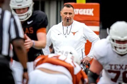 'All gas, no brakes': Texas coach Steve Sarkisian has the depth of a title contender