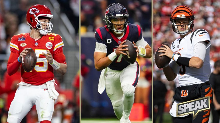 Do C.J. Stroud, Joe Burrow have the best chance of dethroning Patrick Mahomes? | Speak