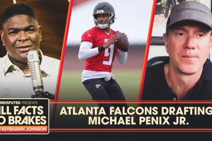 Drew Bledsoe reacts to Falcons drafting Michael Penix Jr. | All Facts No Brakes