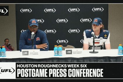 Houston Roughnecks Week 6 postgame press conference | United Football League