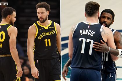 Is Luka-Kyrie the clutchest duo in NBA history over Steph Curry-Klay Thompson? | Undisputed