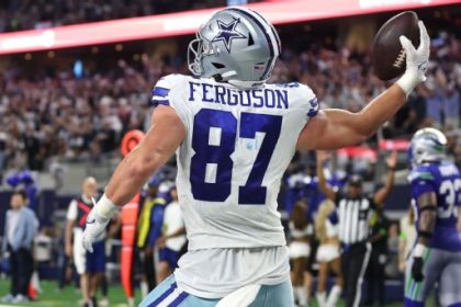 Jake Ferguson 'not even scratching my surface' as Cowboys' top tight end