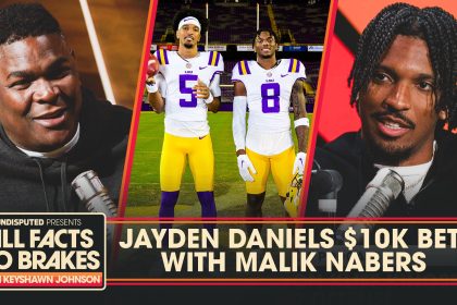 Jayden Daniels $10K bet with LSU teammate & Giants WR Malik Nabers | All Facts No Brakes