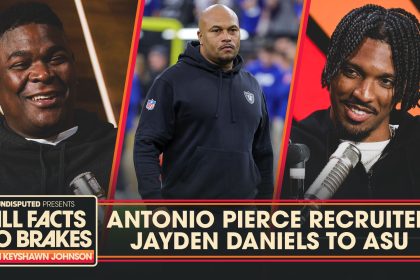 Jayden Daniels anticipates facing former coach & Raiders HC Antonio Pierce | All Facts No Brakes