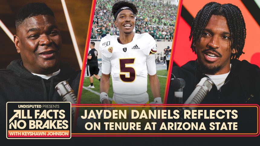 Jayden Daniels' Arizona State teammates trashed him in viral online video | All Facts No Brakes