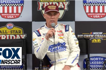 Kevin Harvick said Stewart-Haas Racing was helpful in getting seats and stuff over to Hendrick