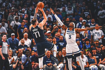 Luka Doncic and Kyrie Irving each score 33 points as Mavs beat Wolves for 3-0 lead in West finals