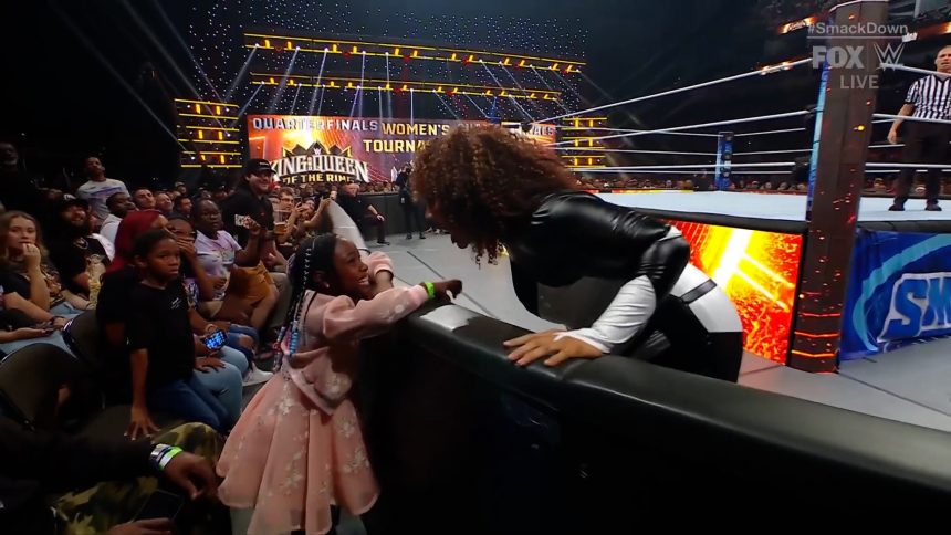 Nia Jax tells Jade Cargill’s daughter she sucks, Queen of the Ring Match ends in disqualification