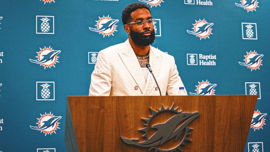 Odell Beckham Jr. embracing bench role with Miami Dolphins: 'I haven't been the No. 1 in a minute'