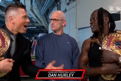 R-Truth brings UConn Head Coach Dan Hurley to Raw, wants UConn vs. The Awesome Truth