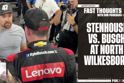 Ricky Stenhouse Jr. vs. Kyle Busch at North Wilkesboro | Fast Thoughts with Bob Pockrass