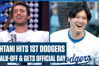 Shohei Ohtani (大谷翔平) hits his 1st Dodgers walk-off & gets an official day in Los Angeles