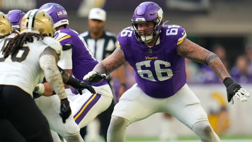 Source: Vikings re-signing veteran guard Risner