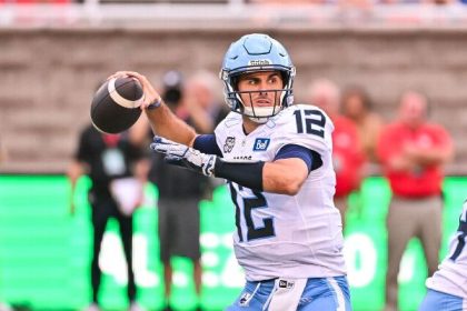 Suspended Argos QB Kelly withdraws from camp