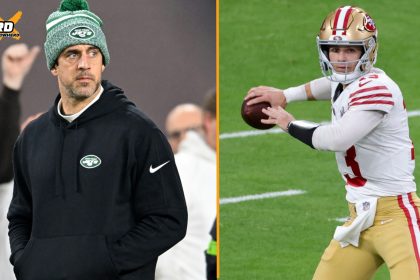 The 'conspiracy theory' around Aaron Rodgers-Jets vs. 49ers opening up MNF | The Herd