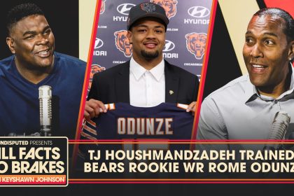 TJ Houshmandzadeh ranks Bears Rome Odunze the best rookie WR over Marvin Harrison Jr.