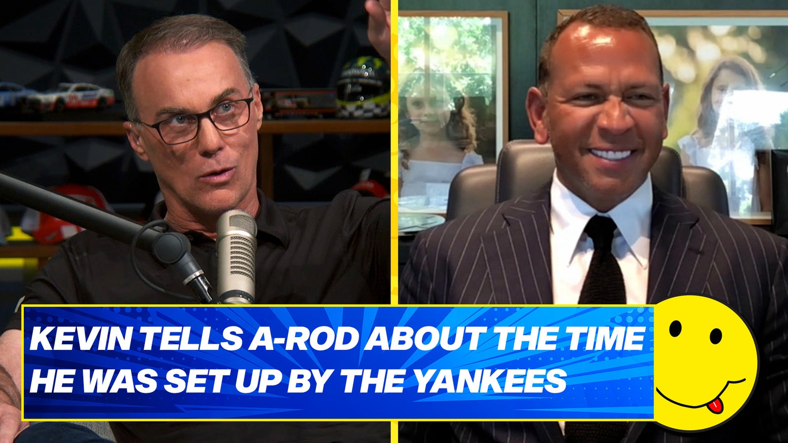 Kevin Harvick tells Alex Rodriguez about time he was set up by the Yankees