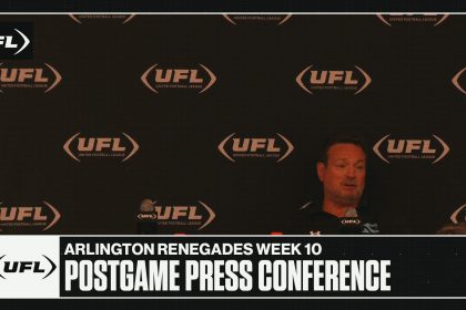 Arlington Renegades week 10 postgame press conference | United Football League