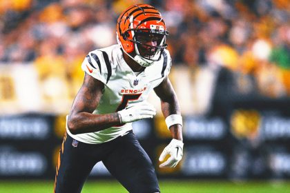 Bengals WR Tee Higgins reportedly signs $21.8M franchise tag