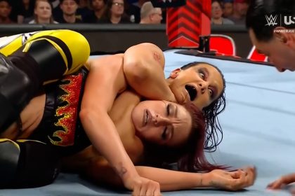 Bianca Belair, Jade Cargill watch Shayna Baszler & Zoey Stark dominate Alba Fyre, Isla Dawn on Raw