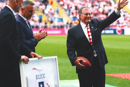 Bill Belichick receives Croatian citizenship, meets with soccer team ahead of Euros